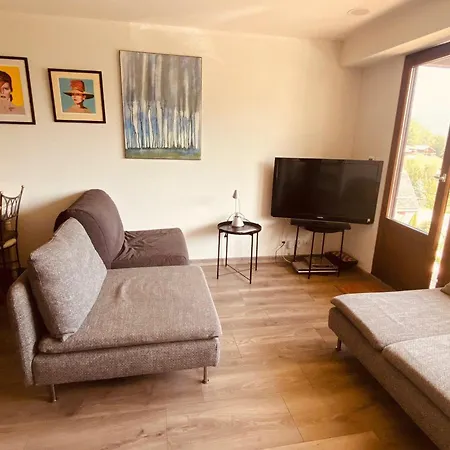 T2 à Avec Belle Terrasse - Fr-1-459-247 La Clusaz